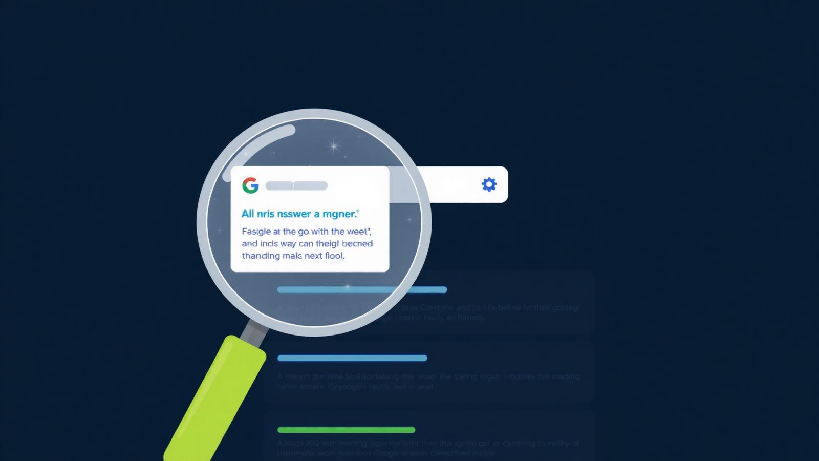 Illustration of Google AI Mode answer panel replacing traditional search results