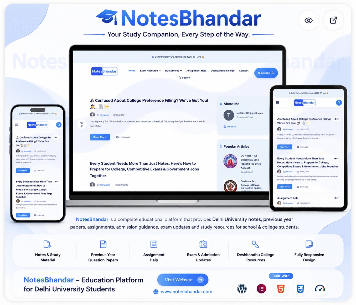 NotesBhandar — Study Resource Hub for Students